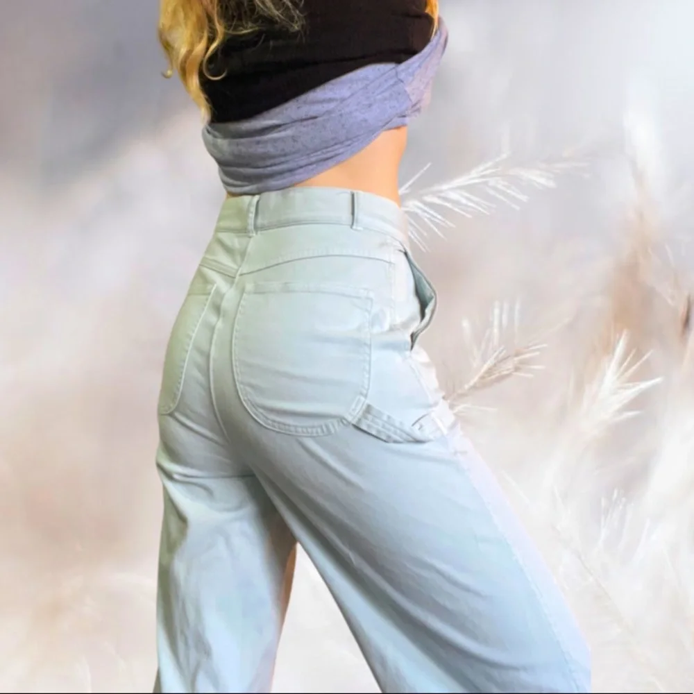 JAC+JACK pastel blue jeans, size 10, like new - Picture 3 of 12